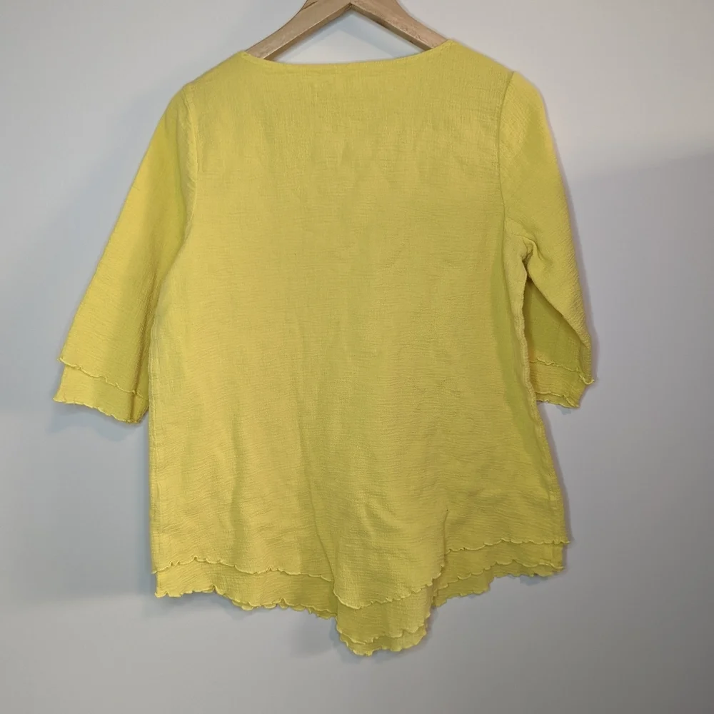 Soft Surroundings Gauzy Cotton Top - Picture 2 of 6